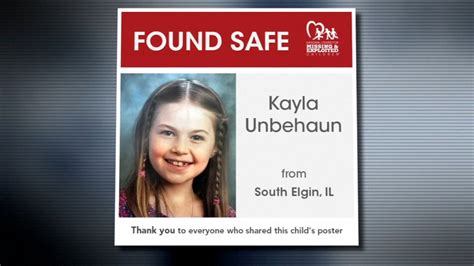 Kayla Unbehaun Illinois Girl Missing For 6 Years Found Safe In North