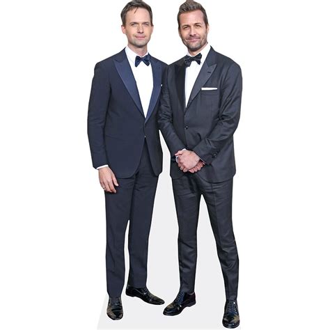 Patrick J Adams And Gabriel Macht Duo 3 Mini Pappaufsteller