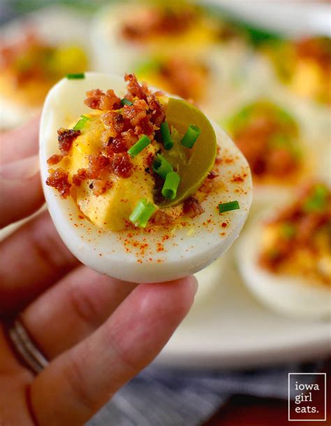 Loaded Deviled Eggs Iowa Girl Eats