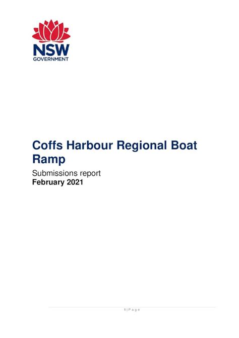 PDF Coffs Harbour Regional Boat Ramp Transport For NSW 2021 3