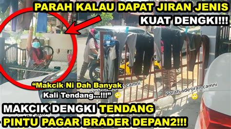 MAKCIK SEPAK PINTU PAGAR Brader Depan Mata Masa Alihkan Motor JIRAN