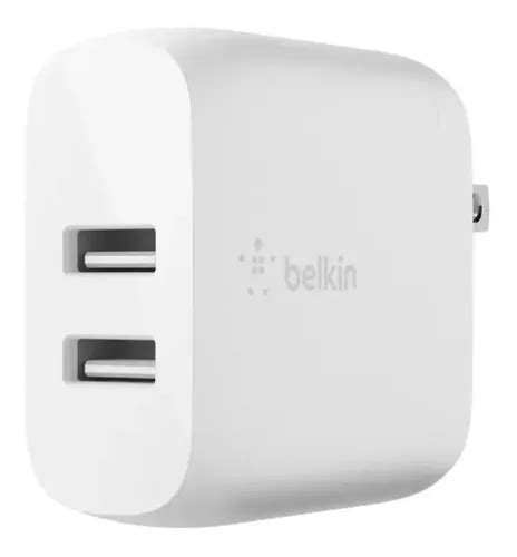 Cargador De Pared Dual Puertos Usb Boost Charge Belkin Cuotas Sin