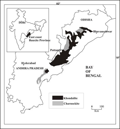 Regional geological map of Eastern Ghats in Odisha and Andhra Pradesh... | Download Scientific ...