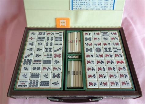 Japanese Mahjong Game Setjapanese Mahjong Setvintage Riichi Etsy