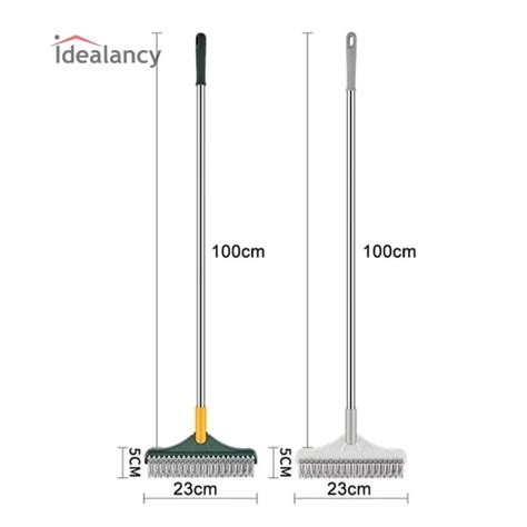 3 In 1 Floor Scrub Brush With Long Telescopic Handle Idealancy