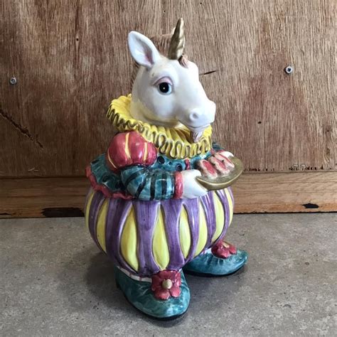 Unicorn Cookie Jar Etsy