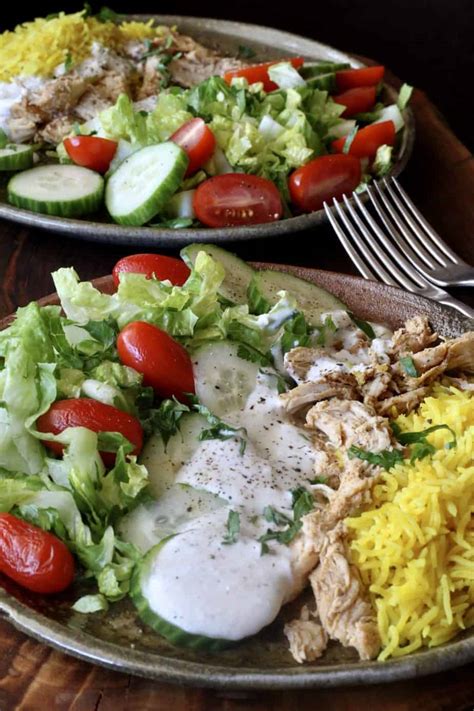 Oven Baked Chicken Shawarma Plate Livebest