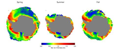 Antarctic Sea Ice Thickness | Earth