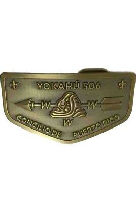 Lodge Yokahu Puerto Rico Oficial Flap Belt Buckle Ebay