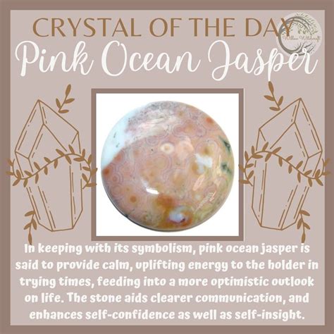 Pink Ocean Jasper Meaning Pink Ocean Jasper Crystal Healing Stones