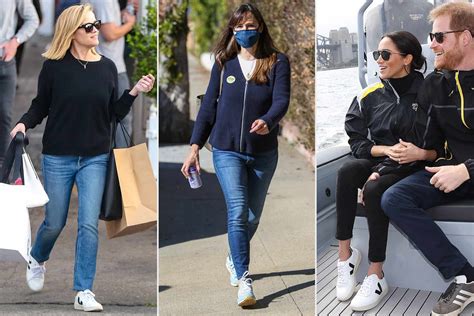 Meghan Markle Wears White Veja Esplar Sneakers For Invictus Games In