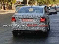 Volkswagen Vento Facelift Spotted Testing In India