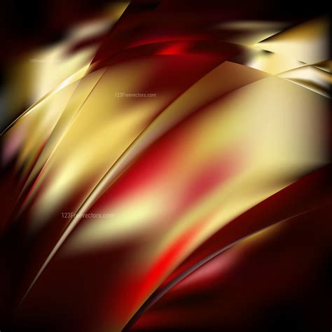 Abstract Black Red and Gold Background Vector Illustration