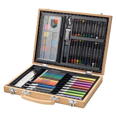 Coffret à dessin personnalisé feutres crayons peinture craies