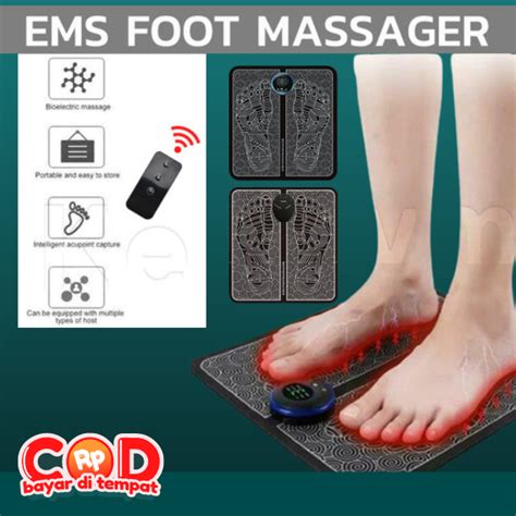 Alat Pijat Terapi Kaki Elektrik Ems Foot Massager Original Alat Pijat