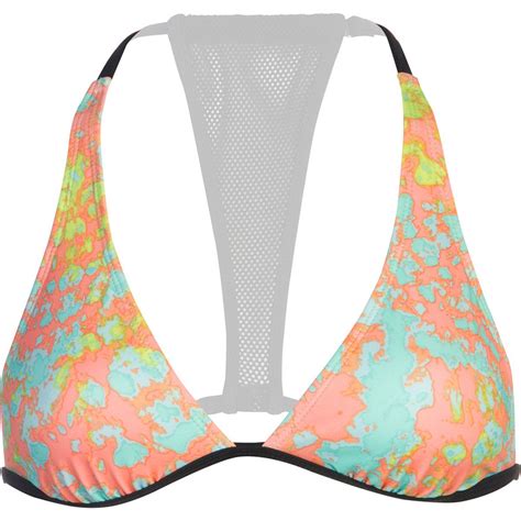 Hurley Mango Tie Dye Halter Bikini Top Women S Clothing