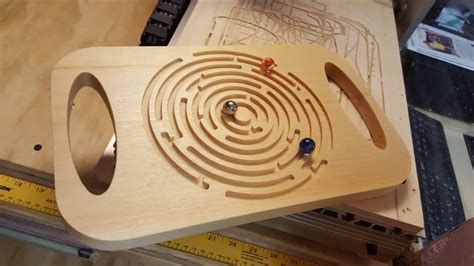 Wood Marble Maze - A CNC Project - YouTube