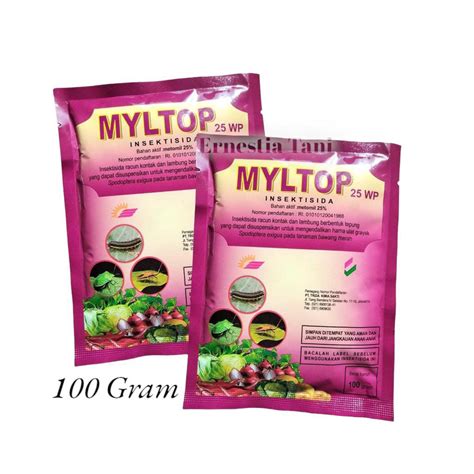 Jual Insektisida Myltop Wp Gram Bahan Aktif Metomil Dangke