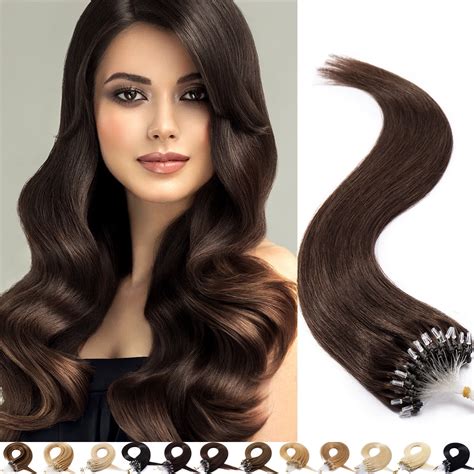 Sego Real Remy Human Hair Extensions Thick Micro Loop With