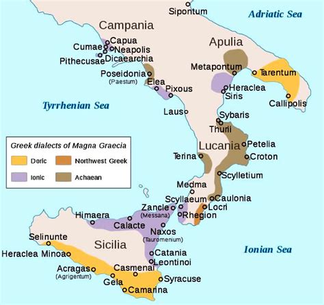 Picture Information: Map of Magna Graecia