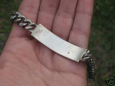 Vintage Mens Elco Solid Sterling Silver Id Bracelet G