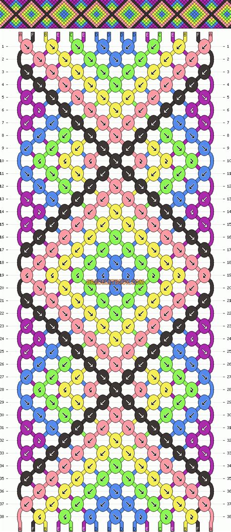 Free Printable Friendship Bracelet Patterns Pattern Rjuuc Edu Np