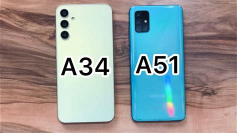 Samsung Galaxy A34 Vs Samsung Galaxy A51 Youtube