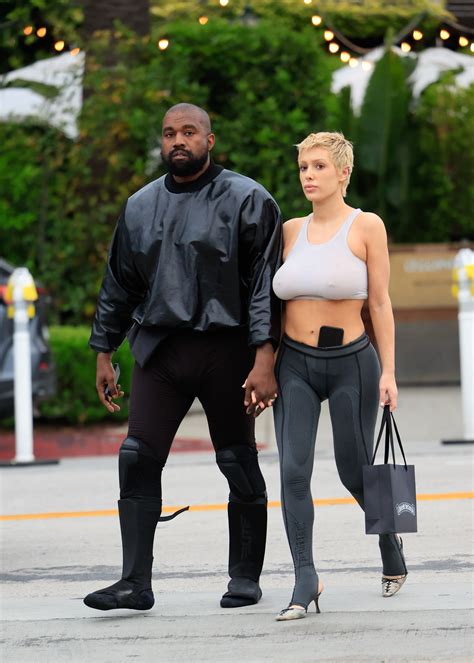 Kanye West Wife Bianca Censori Hold Hands On Date Night