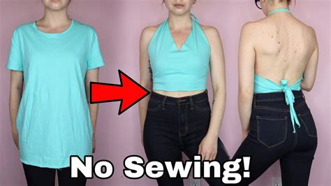 How To Cut A Tshirt Into A Halter Easy Diy Guide Stylisthuts