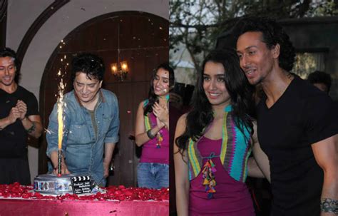 In Pictures Tiger Shroff And Shraddha Kapoor Celebrating Sajid