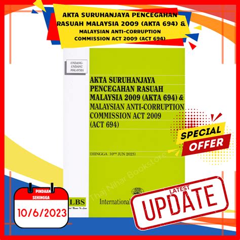 10th Jun 2023 Pindaan Terbaru Akta Suruhanjaya Pencegahan Rasuah