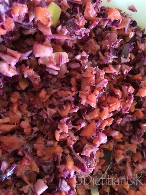 Red Cabbage Apple And Carrot Healthy Slaw