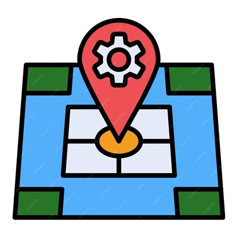 Premium Vector Localization Icon