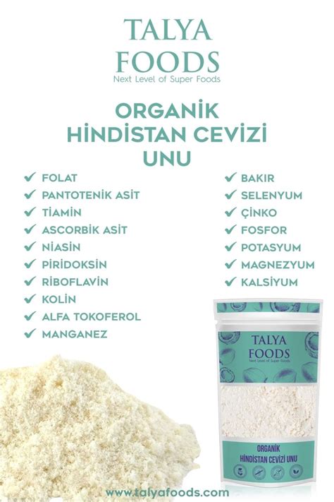 Talya Foods Glutesiz Organik Hindistan Cevizi Unu G Fiyat