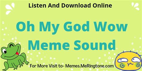 Oh My God Wow Meme sound download. Trending meme sound