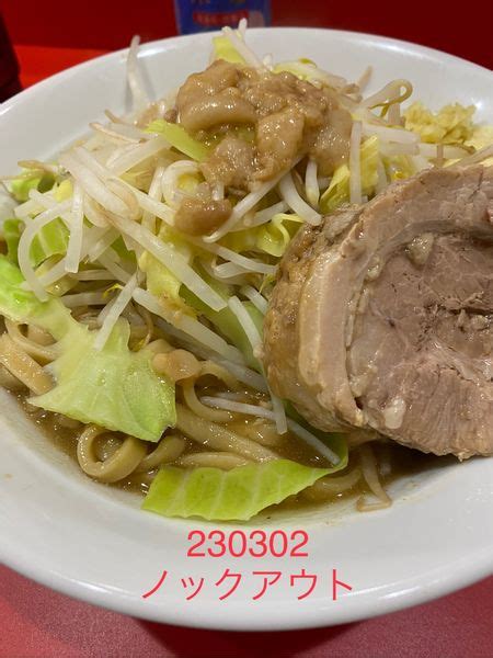 『ラーメン＋節玉 890100』ラーメン ノックアウトのレビュー ラーメンデータベース