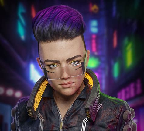 Cyberpunk Girl Finished Projects Blender Artists Community