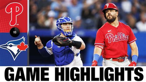 Phillies Vs Blue Jays Game Highlights 7 13 22 MLB Highlights YouTube