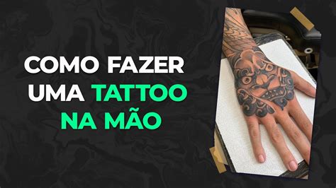 Como Fazer uma Tattoo na Mão YouTube