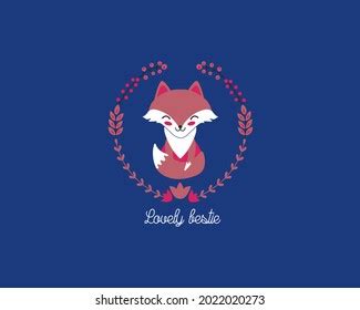 Lovely Bestie Logo Design Good Concept Stock Illustration 2022020273 | Shutterstock