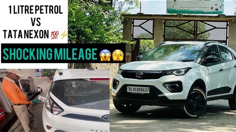 Litre Petrol Vs Tata Nexon Bs Ph Nexon Bs Ph Mileage Test