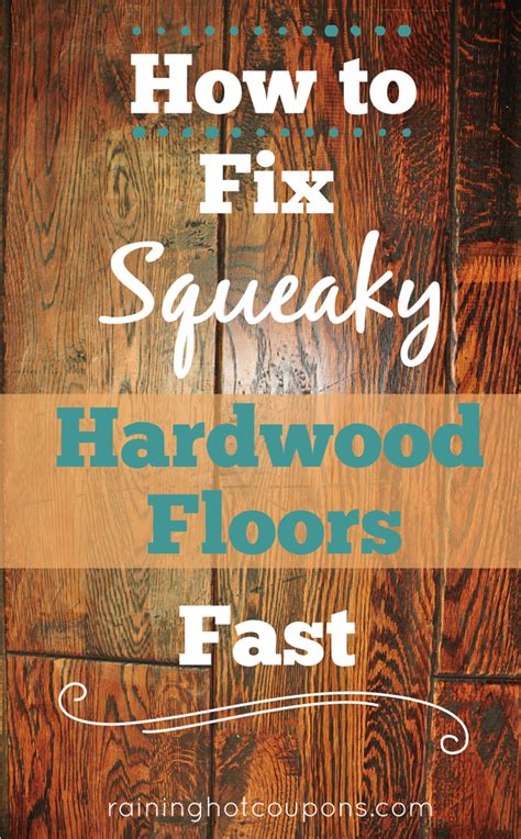 How To Fix Squeaky Hardwood Floors Fast Fix Squeaky Floors Hardwood