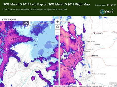 NOAA: Comparison Of The March 5th Snowpack Of 2018 vs 2017 Across Utah ...