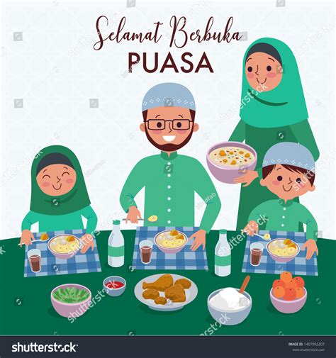 Selamat Berbuka Puasa Indonesian Enjoy Your Stock Vector Royalty Free