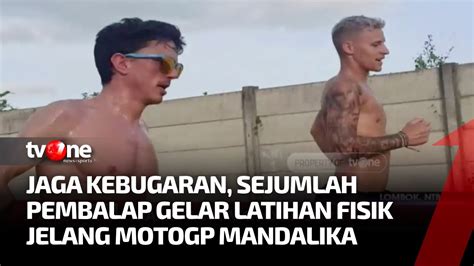 Sejumlah Pembalap Lakukan Persiapan Fisik Jelang MotoGP Mandalika 2022