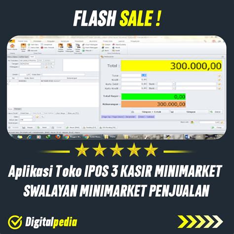 Jual Aplikasi Toko IPOS 3 KASIR MINIMARKET SWALAYAN MINIMARKET