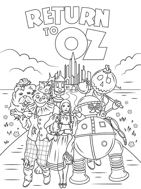 Wizard Of Oz Coloring Pages Wicked Witch