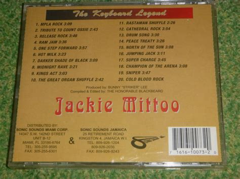 Yahoo オークション Jackie Mittoo The Keyboard Legend ジャッ