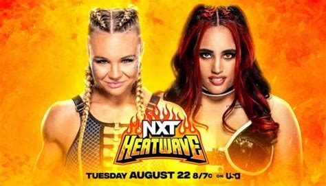 Ava Raine Vs Ivy Nile Official For Wwe Nxt Heatwave Mania