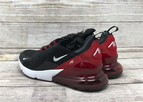 Nike Air Max 270 Black University Red Soleracks